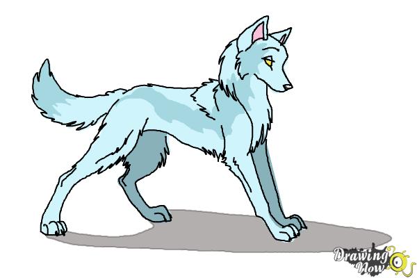 600x400 How To Draw Anime Wolves - Wolf Pictures Drawing