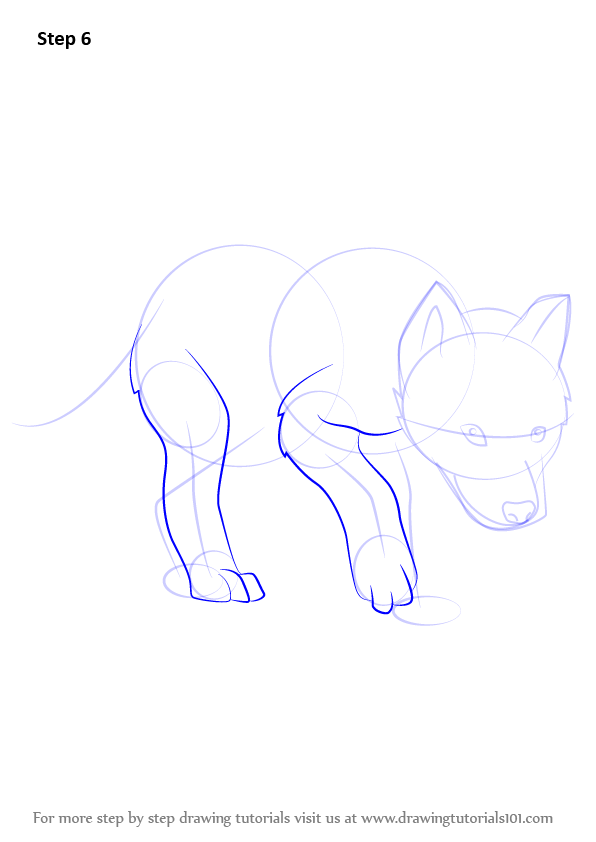 596x842 learn how to draw a wolf pup - Wolf Pup Drawing