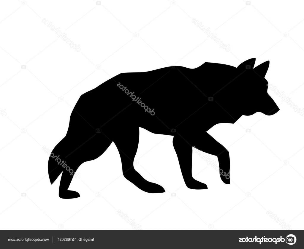1024x839 Best Free Stock Illustration Silhouette Of Running Wolf Drawing - Wolf Silhouette Drawing