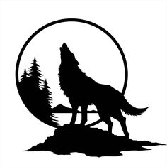 236x235 Free Clip Art Wolves Wolf Silhouette Image - Wolf Silhouette Drawing