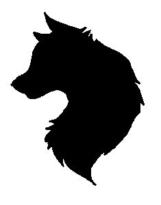 235x298 wolf silhouette wolf silhouette - Wolf Silhouette Drawing