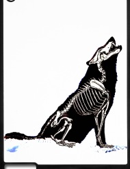 190x246 Wolf Skeleton Ipad Case Spreadshirt - Wolf Skeleton Drawing