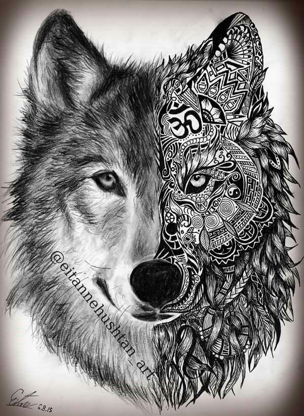 600x821 wolf tattoo tattoo's tattoos, wolf tattoos, wolf tattoo design - Wolf Tattoo Drawing