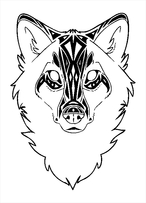 500x695 wolf totem wolf totem, totem tattoo - Wolf Totem Drawing
