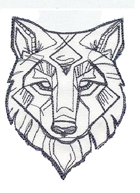 283x390 Tribal Wolf Tattoo Tattoos - Wolf Totem Pole Drawing