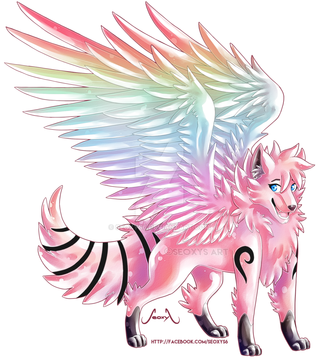 1024x1160 Collection Of Free Drawing Wings Wolf Download On Ui Ex - Wolf With Wings Drawing