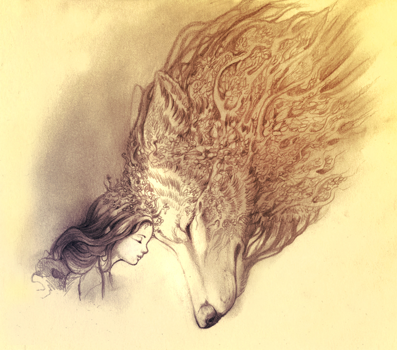 783x690 Images About Wolf Drawings On We Heart It See More About Wolf - Wolf Woman Drawing