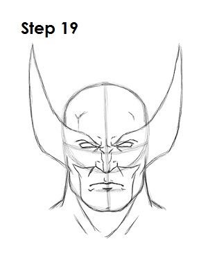 300x388 draw wolverine step art in drawings, how to draw - Wolverine Cartoon Drawing