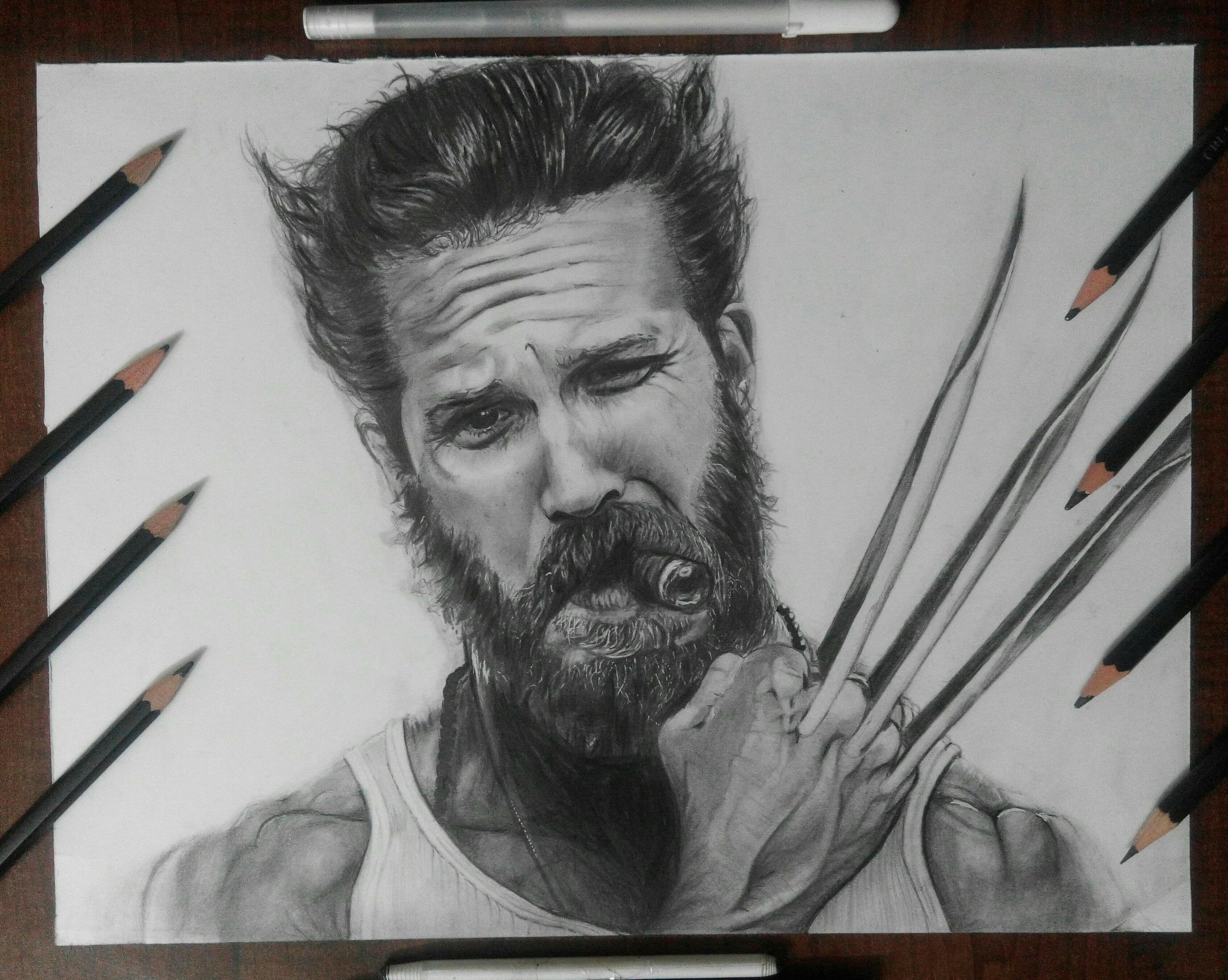 3389x2706 Tom Hardy Ad Wolverine Drawing Marvel - Wolverine Drawing
