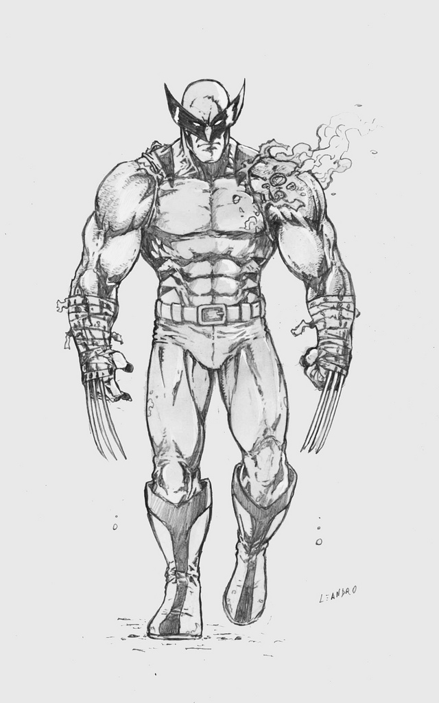 Wolverine Comic Drawing - Vote Wallpaper