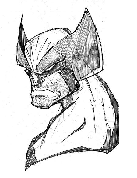 450x582 Wolverine Drawings - Wolverine Drawing