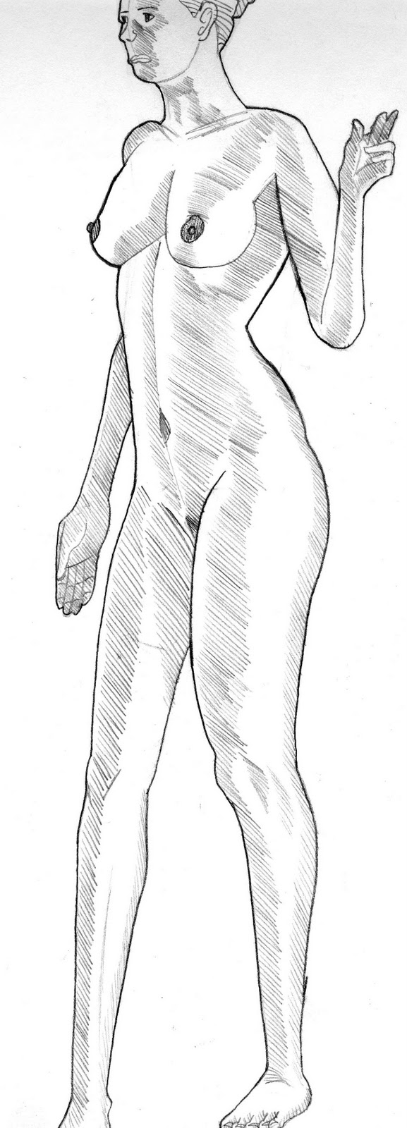 577x1600 Figure Drawing For Animation Full Body Drawings - Woman Body Drawing