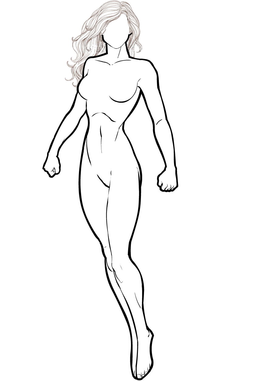 833x1250 Hero, Superhero, Pose, Blank, Female, Flight, Goldstar Art - Woman Body Drawing
