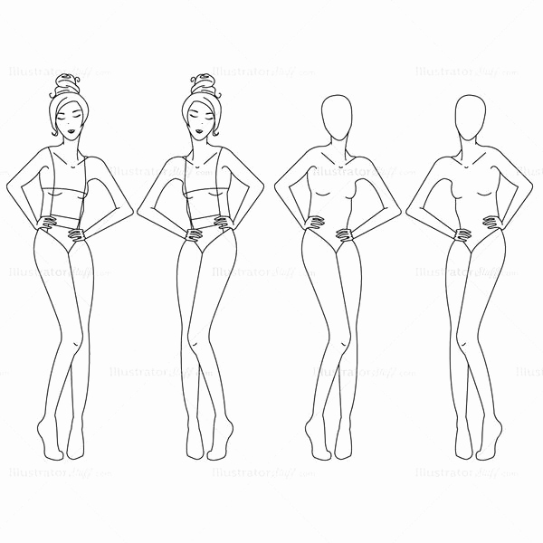 600x600 woman body drawing template awesome anime body templates - Woman Body Drawing Template