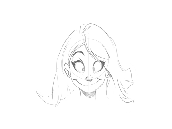 600x450 cartoon fundamentals how to draw a cartoon face correctly - Woman Cartoon Drawing