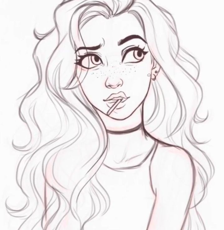 720x737 Tanto Miedo Por Algo Repetitivo, Pero La Esperanza Y La - Woman Cartoon Drawing