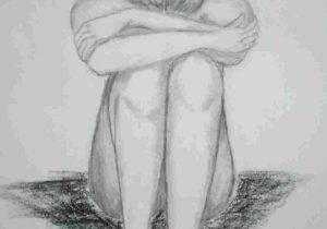 300x210 black black woman crying drawing women art photo resim - Woman Crying Drawing