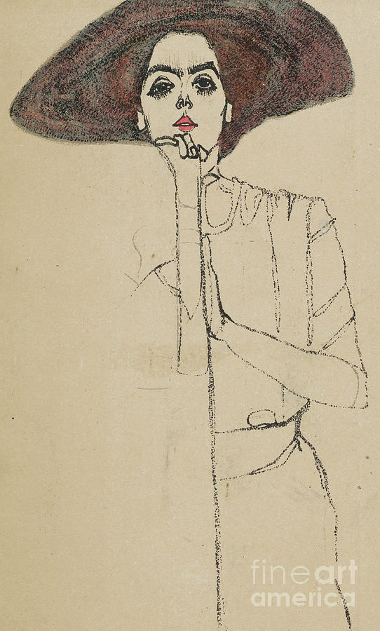 542x900 Portrait Of A Woman, Drawing - Woman Drawing