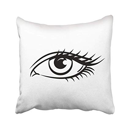 425x425 Custom Black Face Eye On White Woman The Eyes Human - Woman Eyes Drawing