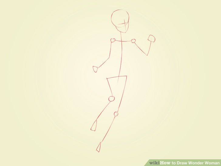 728x546 How To Draw Wonder Woman - Woman Full Body Drawing