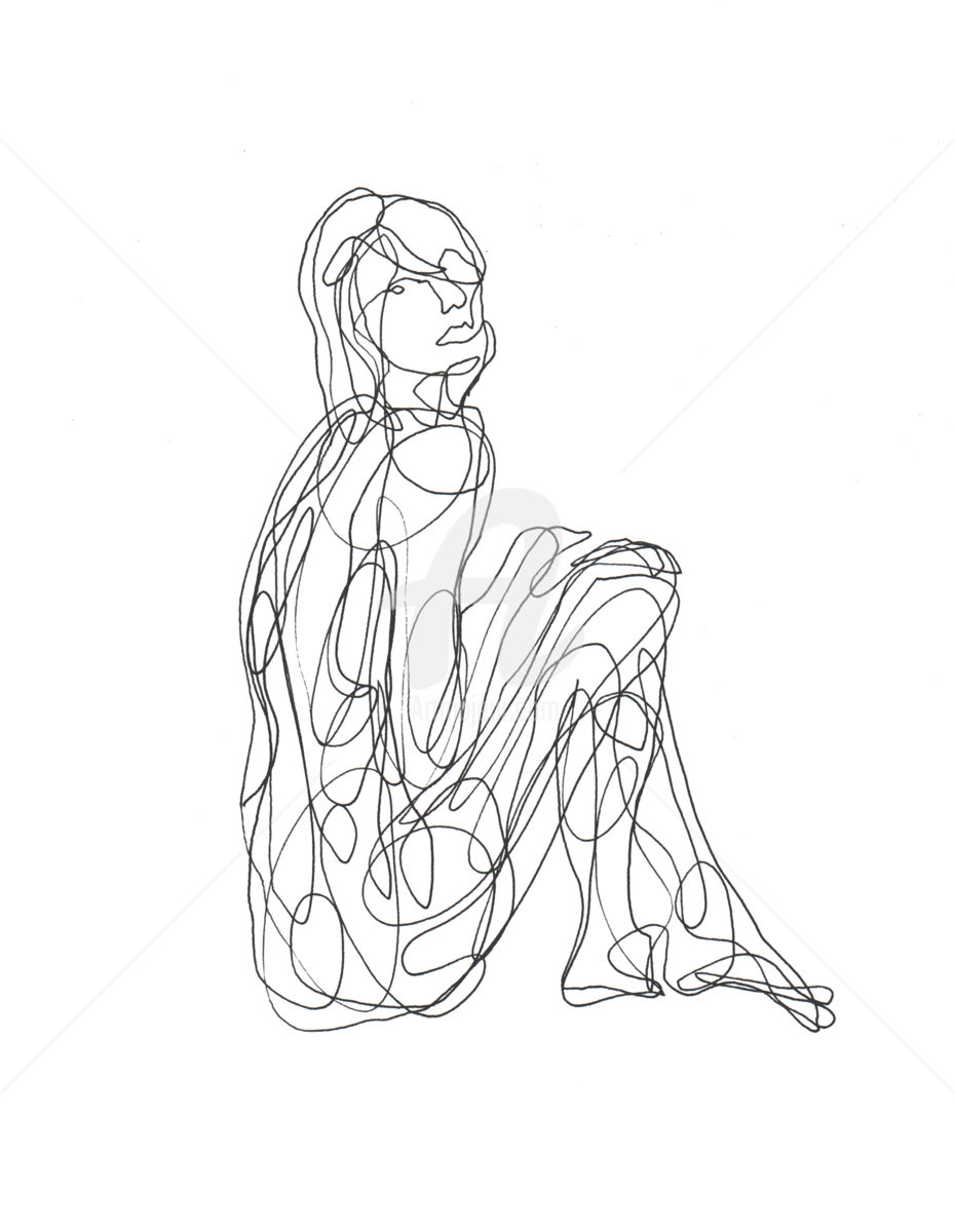 930x1200 One Line Drawing Woman Drawing - Woman Line Drawing