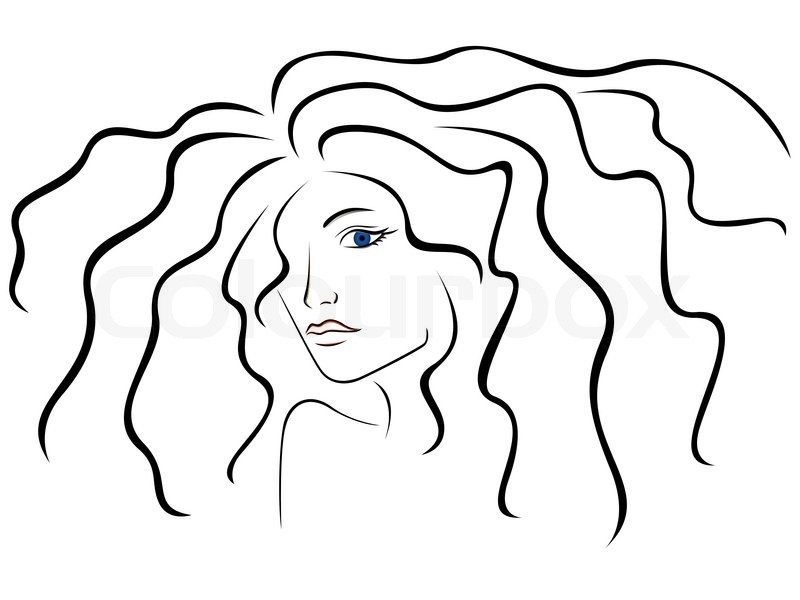 Woman Outline Drawing at PaintingValley.com | Explore collection of