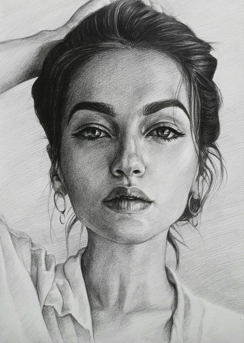 Woman Portrait Drawing At Paintingvalley Com Explore Collection Of
