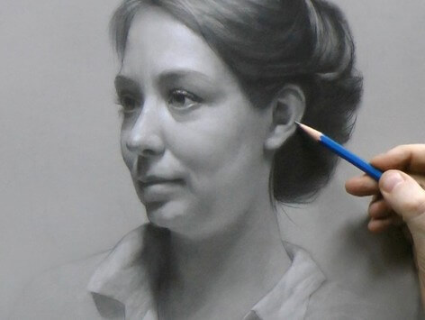 472x355 Portrait Drawing The Complete Online Course Vitruvian Fine Art - Woman Portrait Drawing