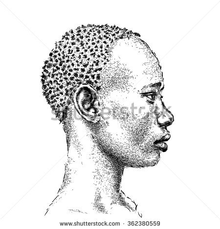 450x470 Body Side Profile - Woman Side Profile Drawing