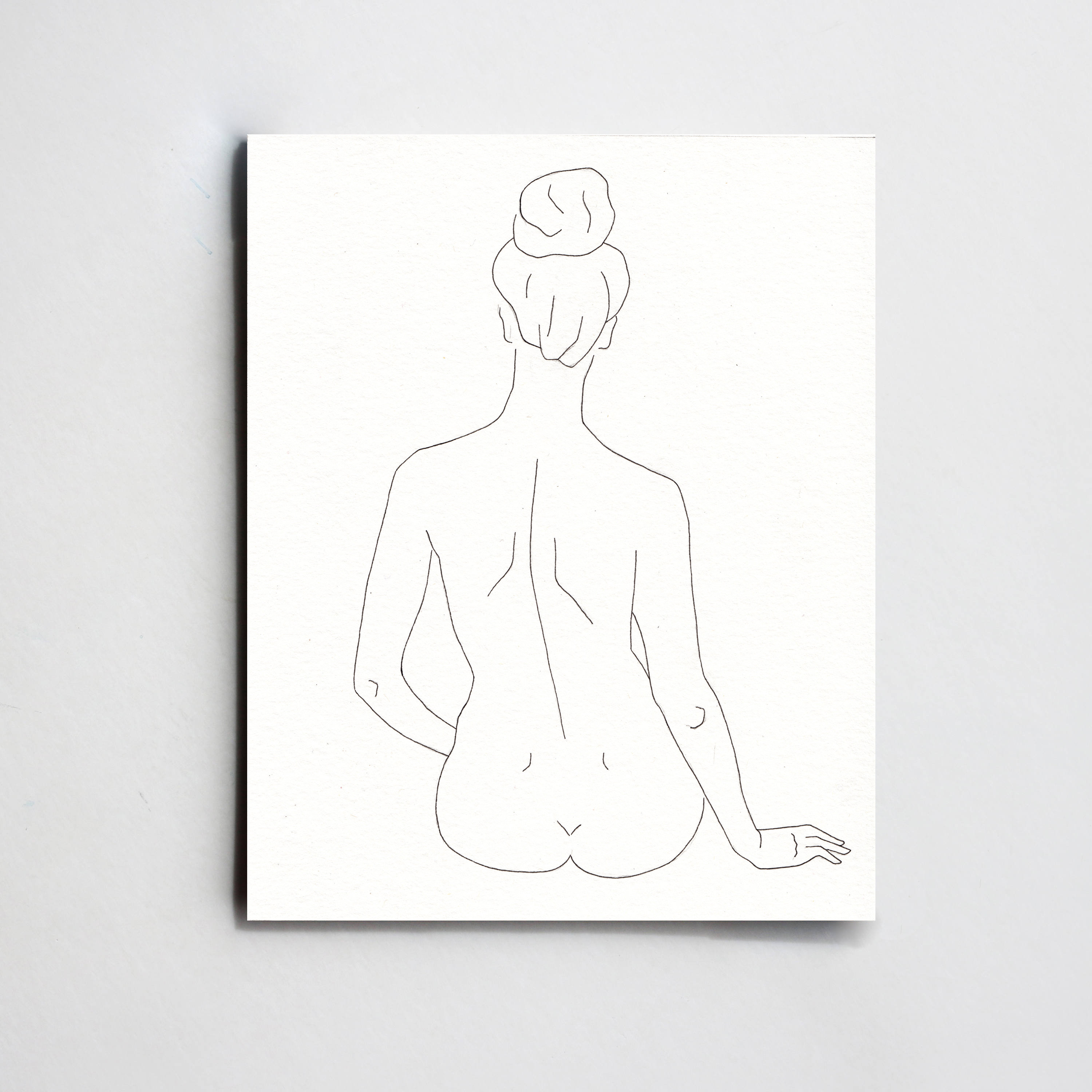 3000x3000 woman silhouette drawing line drawing minimal art woman back etsy - Woman Silhouette Drawing