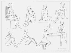 236x178 Schneidersitz Drawing Ideas Drawings, Art, Sketches - Woman Sitting Drawing