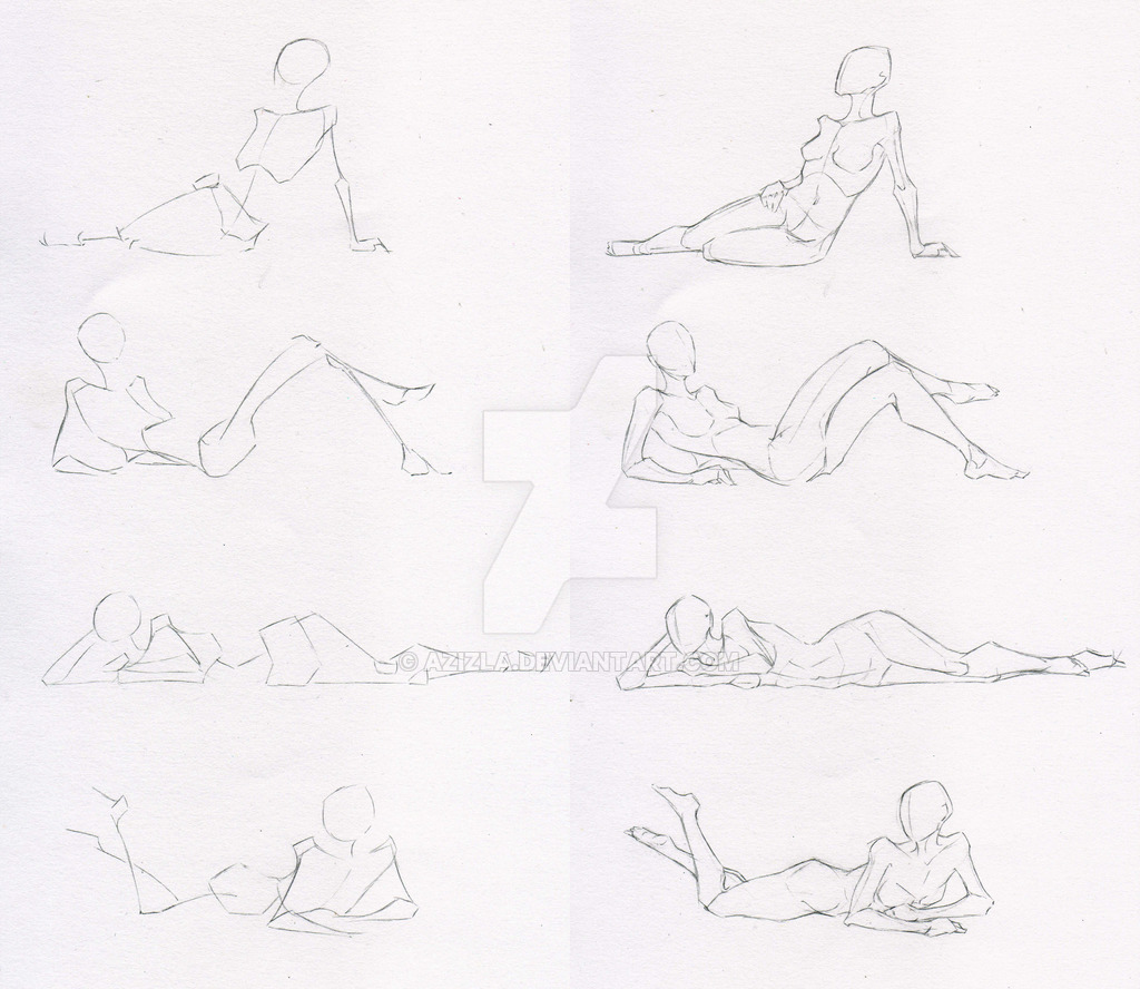 1024x888 Sketches - Woman Sitting Drawing