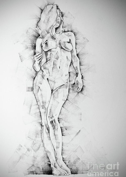 500x700 Sketchbook - Woman Standing Drawing