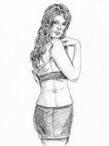 225x300 How To Draw Women That Really Look Like Women Let's Draw People - Women Drawing