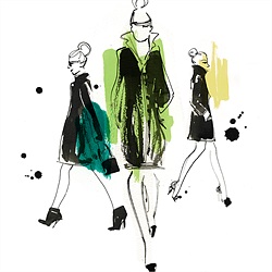 250x250 Exciting Fashion Illustrations - Women Fashion Drawing