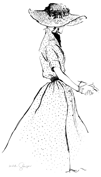 430x750 Ivy C Fashion Illustration - Women Fashion Drawing