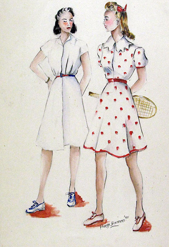 548x800 Vintage Fashion Drawings From The Late Europeana Blog - Women Fashion Drawing