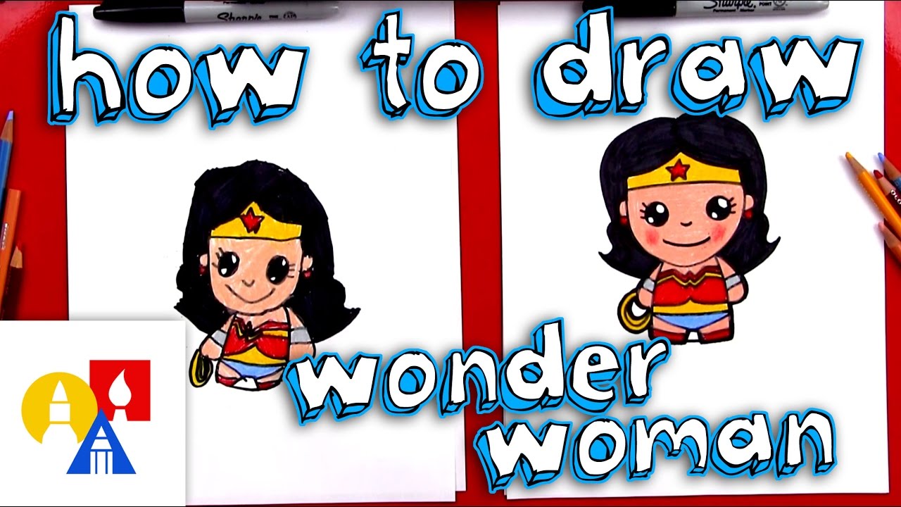 1280x720 how to draw cartoon wonder woman - Wonder Woman Cartoon Drawing