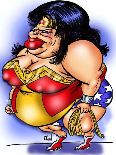 374x500 whole lotta wonder woman - Wonder Woman Cartoon Drawing