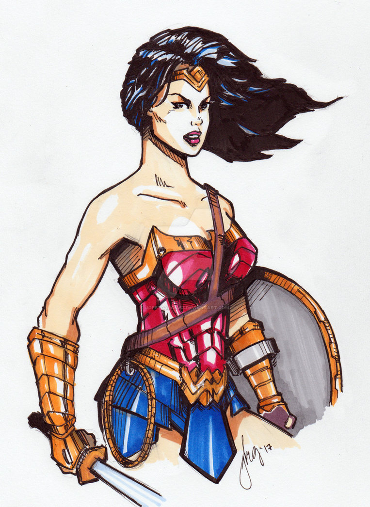 763x1046 how i draw wonder woman - Wonder Woman Drawing