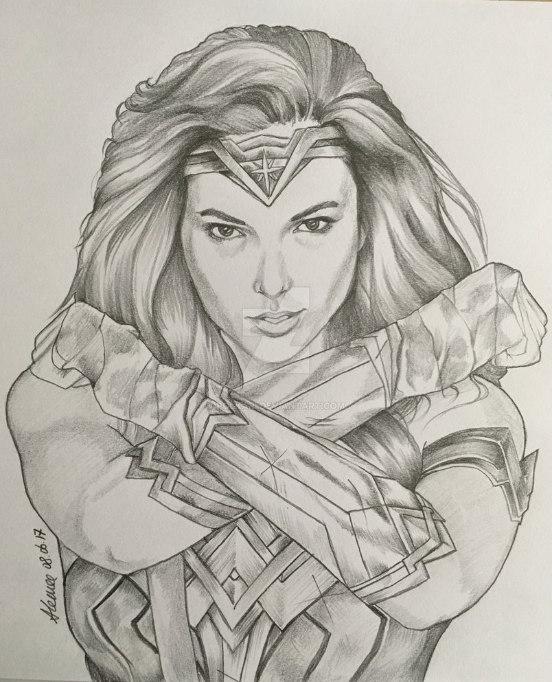 Wonder Woman Drawing at Explore collection of