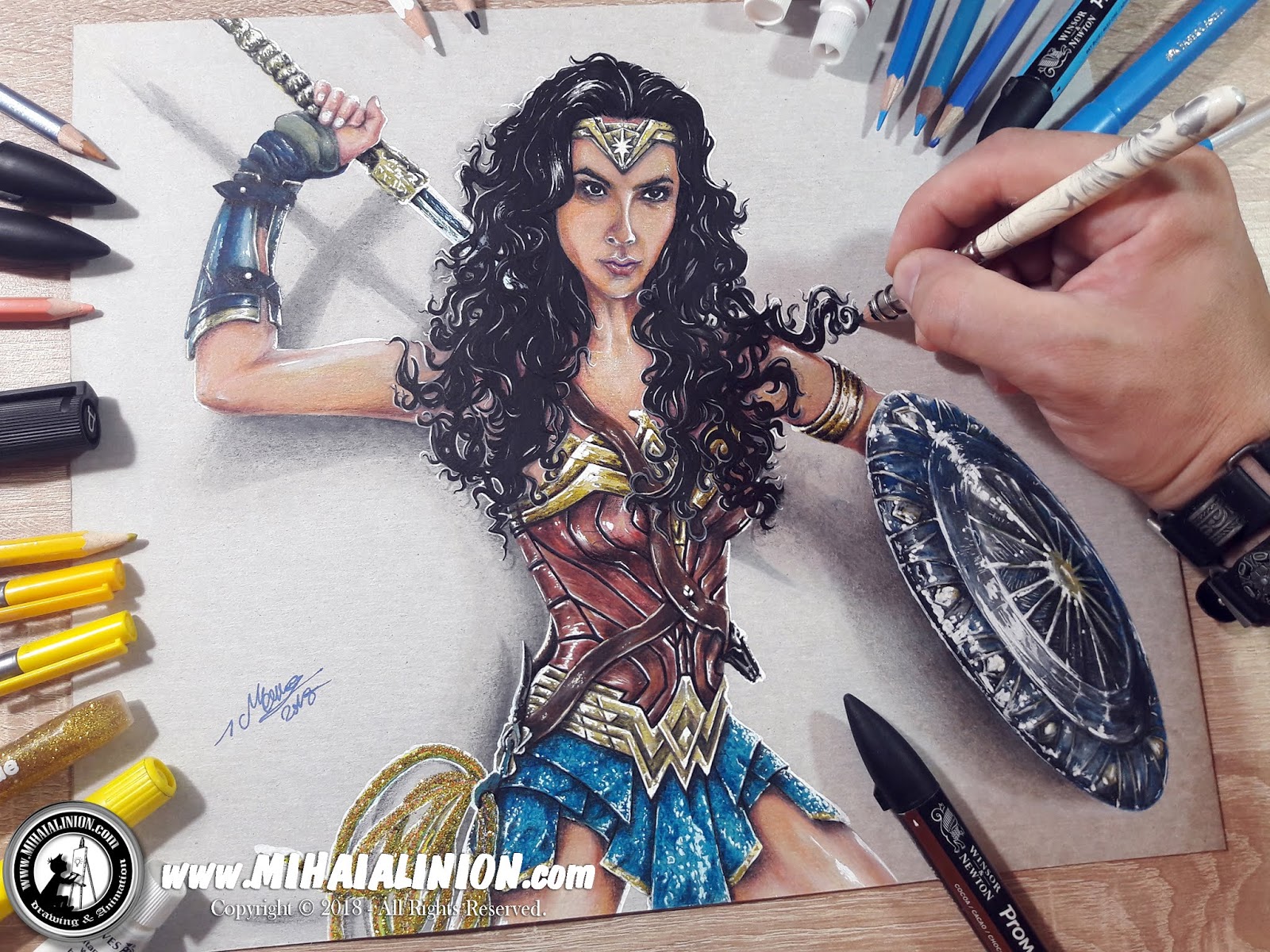 1600x1200 drawing wonder woman - Wonder Woman Drawing