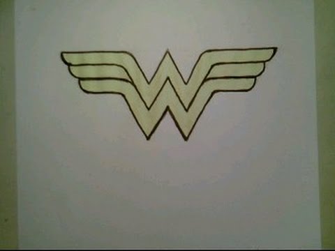 480x360 how to draw wonder woman logo marvel civil war comic doodle sketch - Wonder Woman Logo Drawing