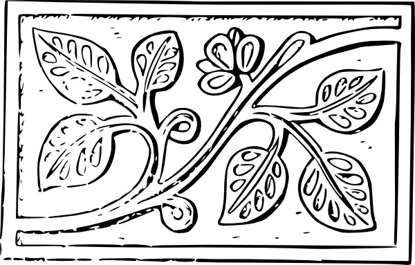 600x383 wood carving leaves clip art free vector in open office drawing - Wood Carving Drawing