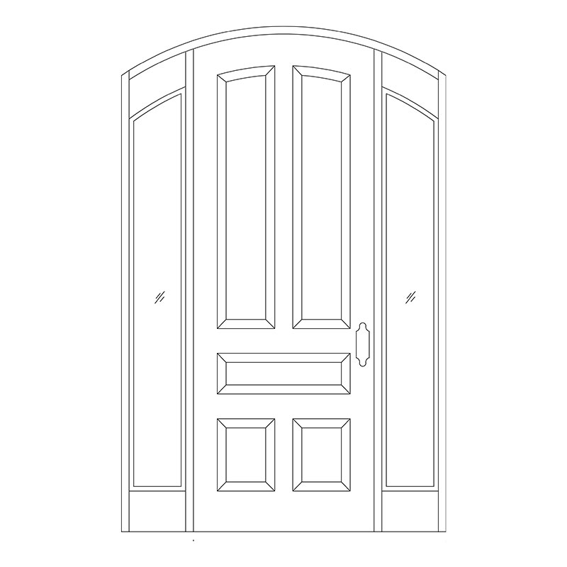 800x800 Line Drawing For Doors Master Doors - Wood Line Drawing