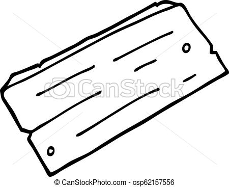 450x367 line drawing cartoon plank of wood - Wood Line Drawing