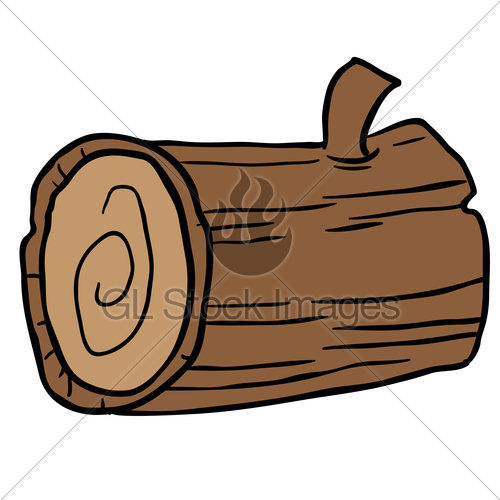 500x500 Wood Log Cartoon Gl Stock Images - Wood Log Drawing