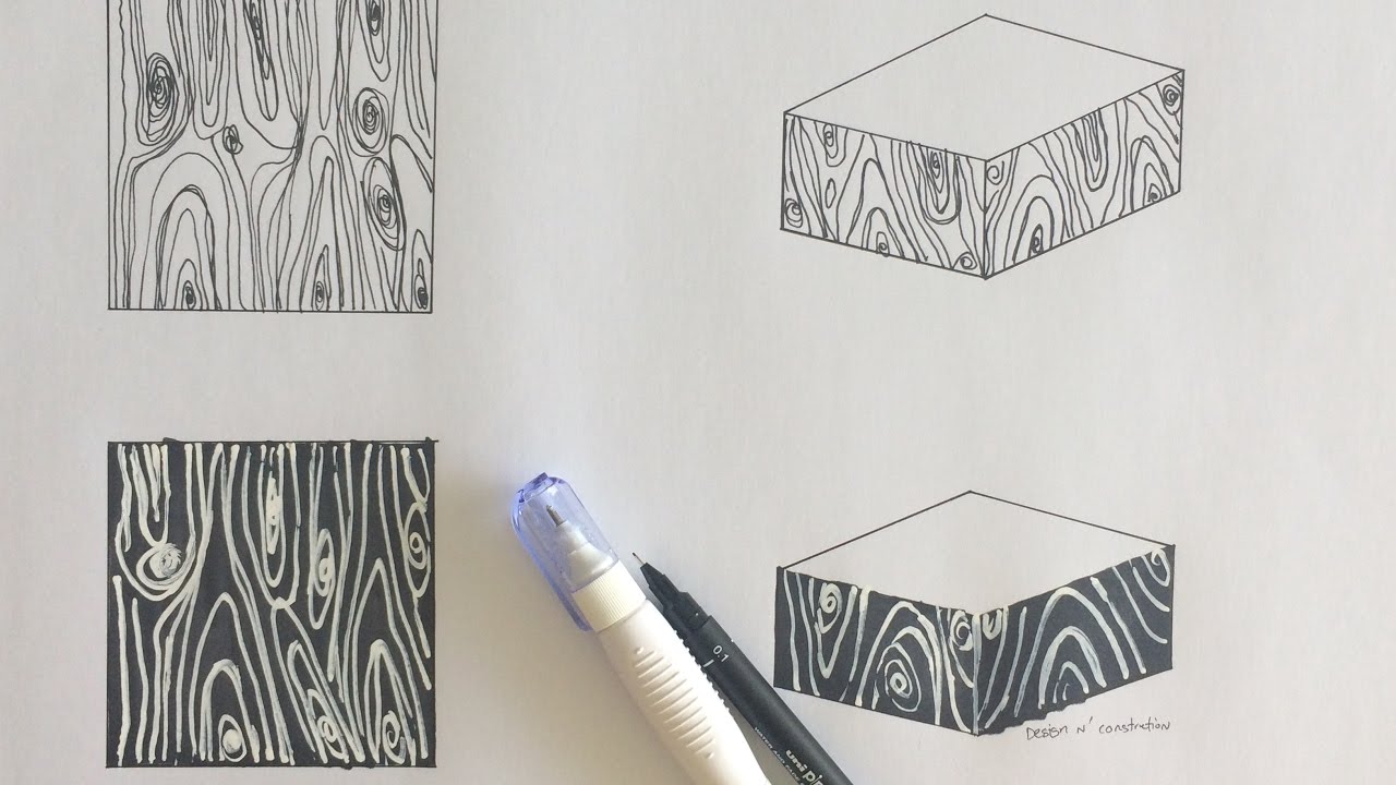 1280x720 Abstract Texture - Wood Texture Drawing