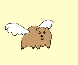 300x250 flying woodchuck drawing - Woodchuck Drawing