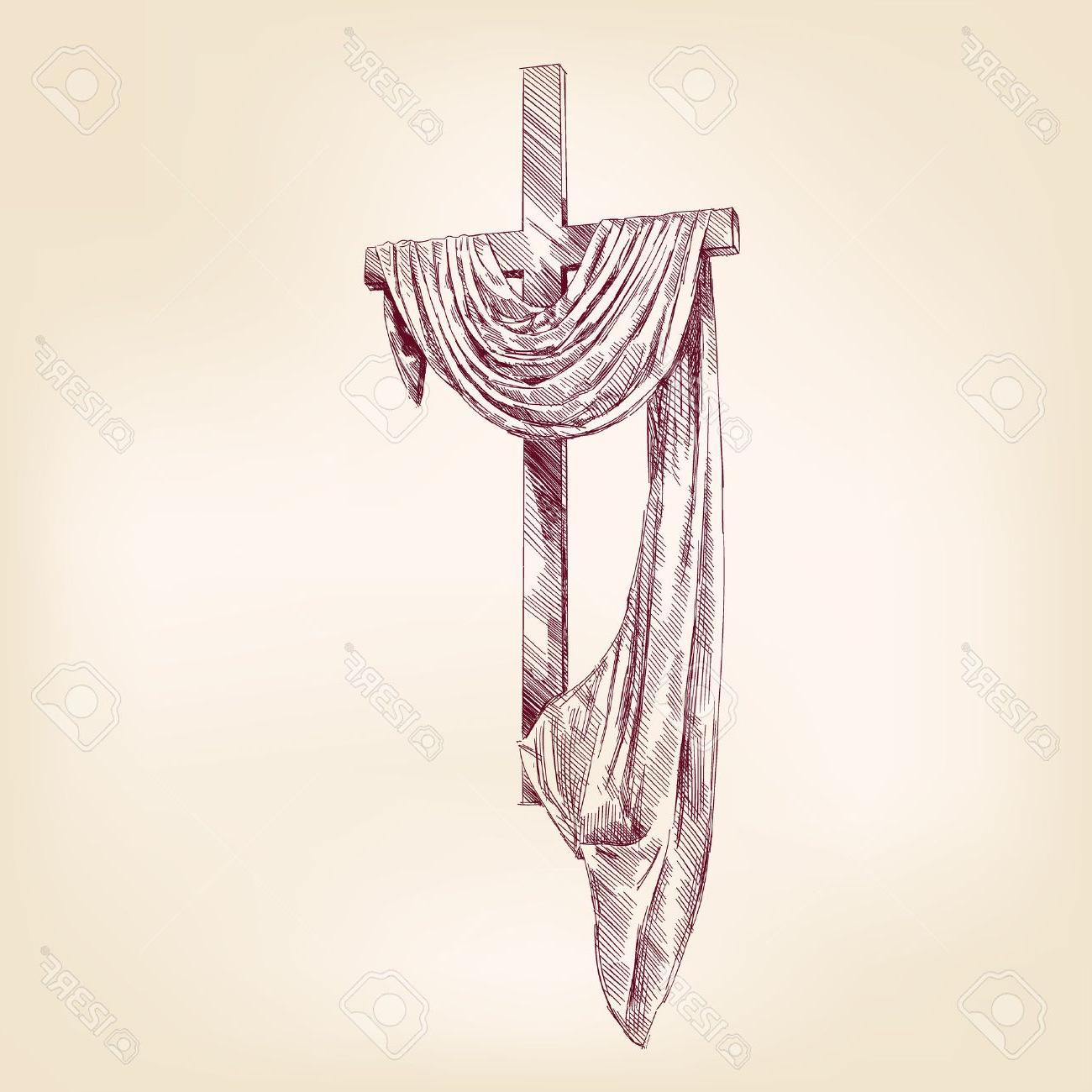 1300x1300 Best Hd Wood Cross Drawing Pictures - Wooden Cross Drawing